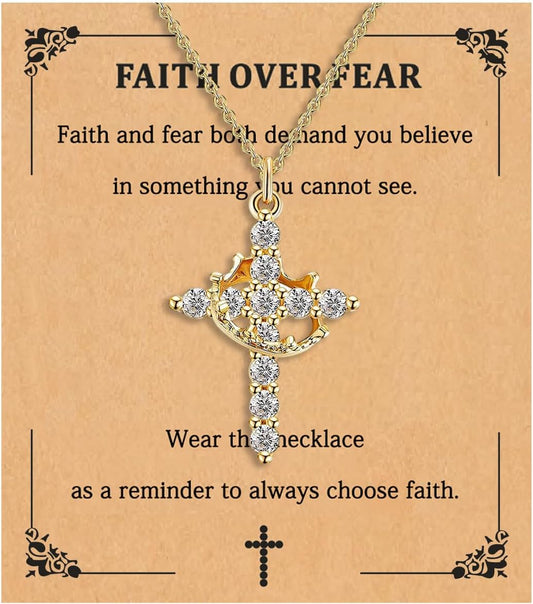 Elegant Gold Crown Necklace